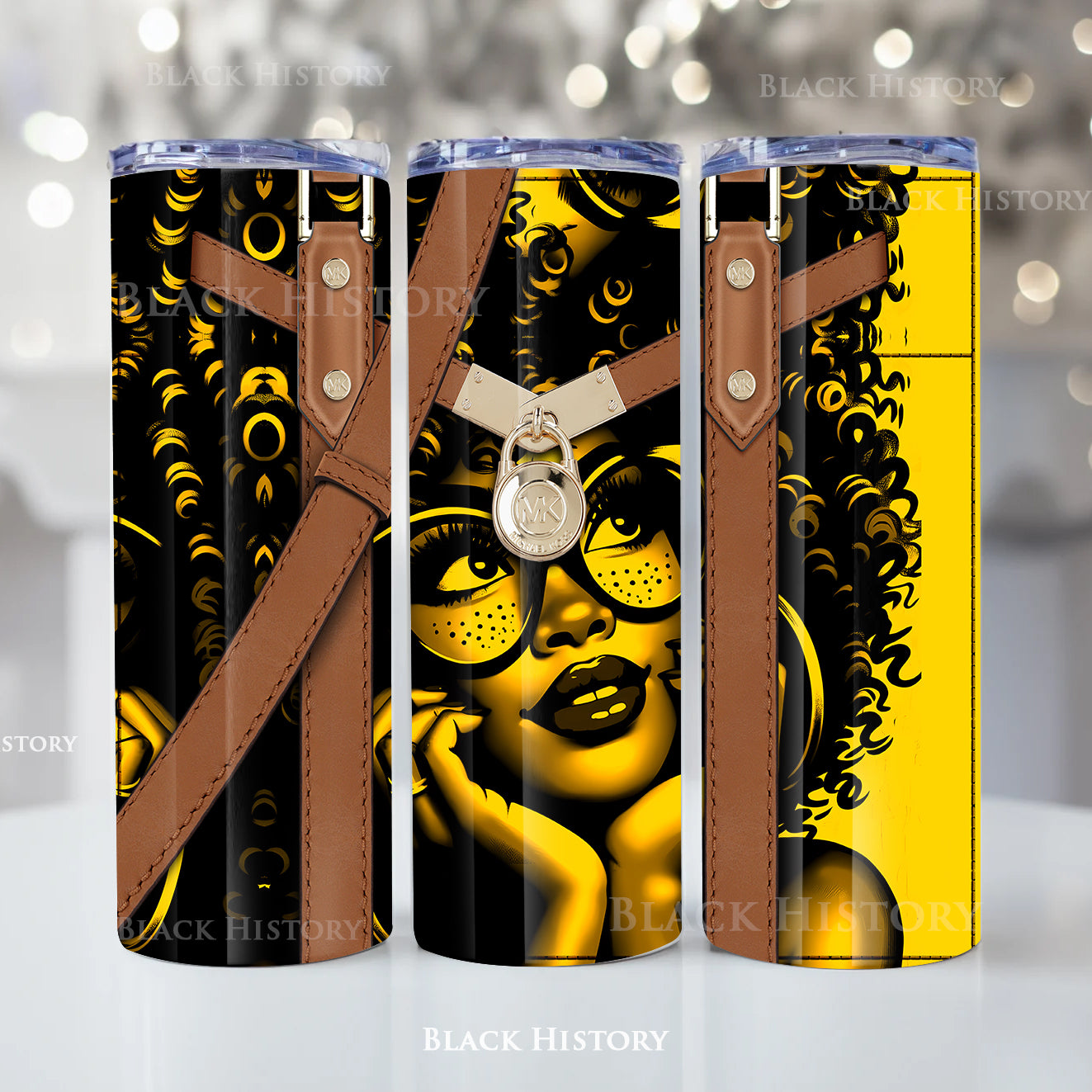 African-American woman, Tumbler