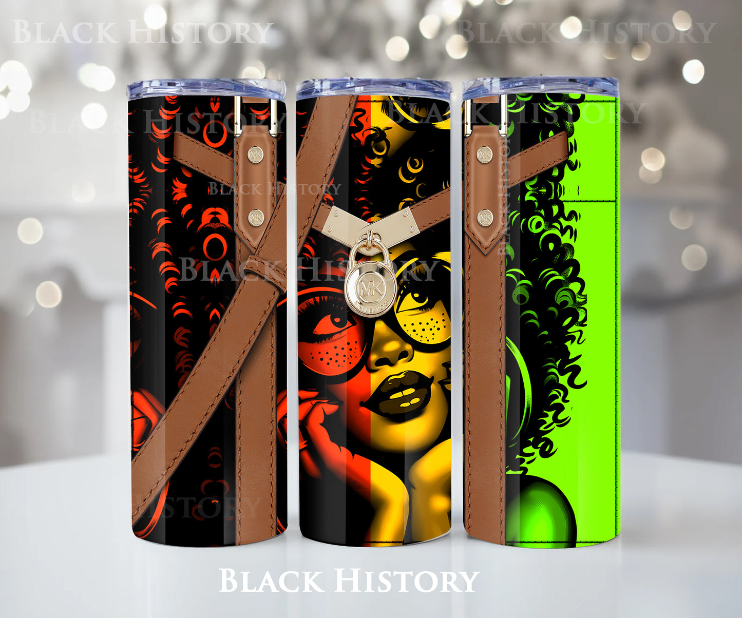 African-American woman, Tumbler